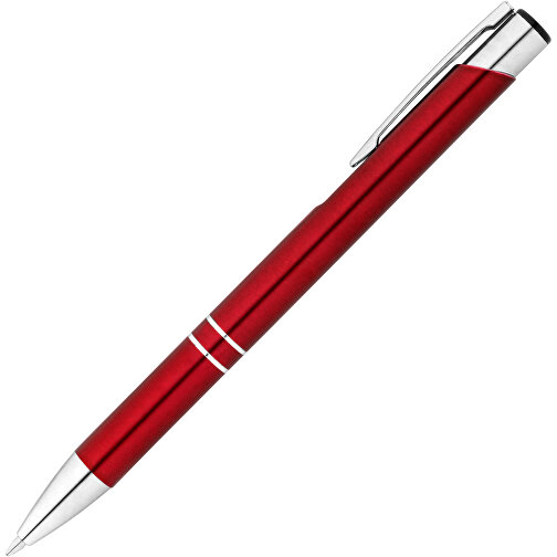 RE-BETA. Kugelschreiber Aus Recyceltem Aluminium , rot, Recyceltes Aluminium, 1,00cm (Höhe), Bild 2
