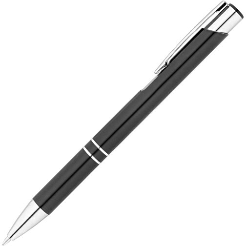 RE-BETA. Kugelschreiber Aus Recyceltem Aluminium , schwarz, Recyceltes Aluminium, 1,00cm (Höhe), Bild 2