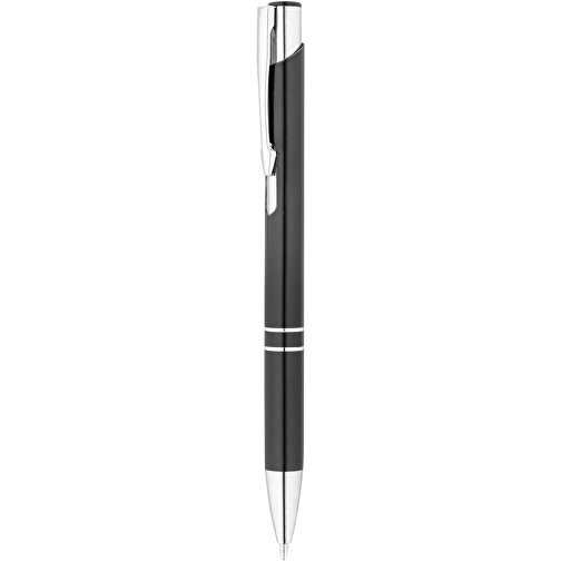 RE-BETA. Kugelschreiber Aus Recyceltem Aluminium , schwarz, Recyceltes Aluminium, 1,00cm (Höhe), Bild 5
