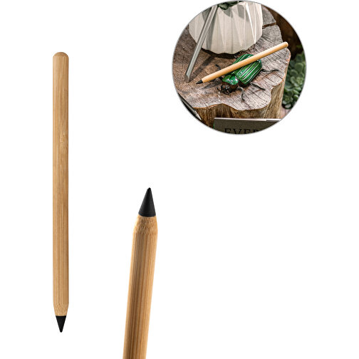 INFINITY. Tintenloser Stift Mit Grafitspitze , natur, Graphit. Bambus, 1,00cm (Höhe), Bild 6