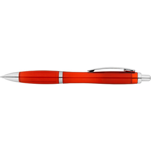 SWING RPET. RPET-Kugelschreiber Mit Metallclip , rot, RPET. Metall, 1,00cm (Höhe), Bild 3
