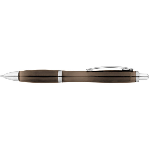 SWING RPET. RPET-Kugelschreiber Mit Metallclip , schwarz, RPET. Metall, 1,00cm (Höhe), Bild 3