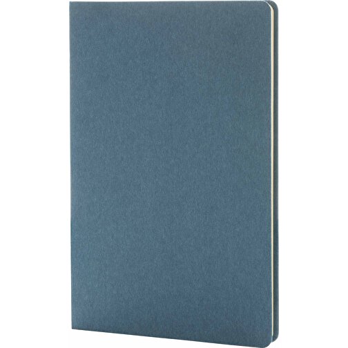 A5 Hardcover Notizbuch, Blau , blau, Papier, 21,30cm x 1,30cm (Länge x Höhe), Bild 6