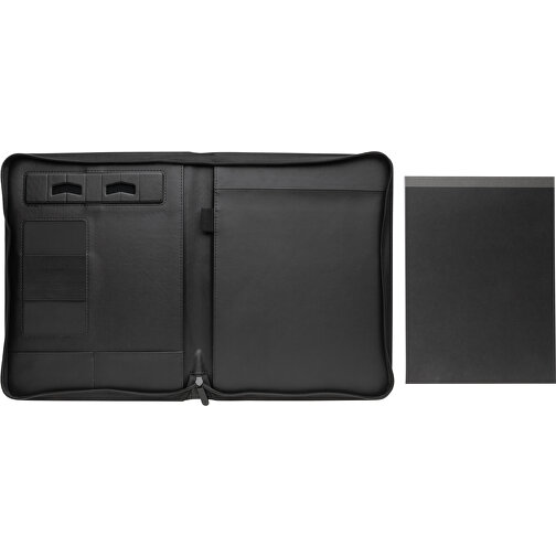 RCS RPU Deluxe Tech Portfolio Mit Reißverschluss, Schwarz , schwarz, PU, 33,50cm x 3,00cm (Länge x Höhe), Bild 6