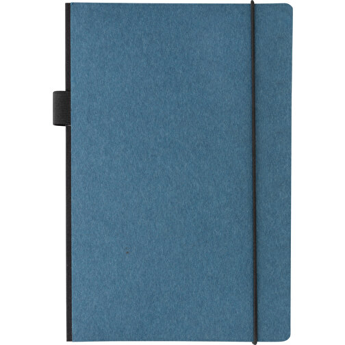 A5 Deluxe Hardcover Notizbuch, Blau , blau, Papier, 21,00cm x 11,00cm (Länge x Höhe), Bild 2