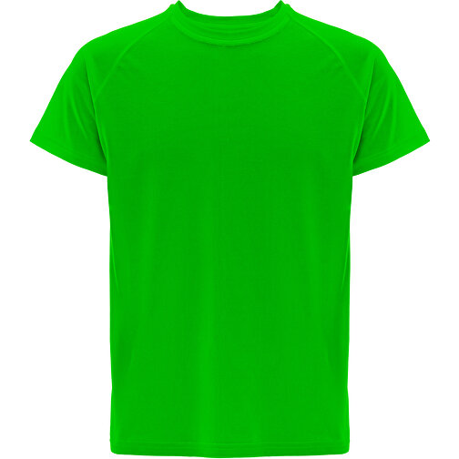 THC MOVE. Kurzärmeliges Technisches T-Shirt Aus Polyester , limette, Polyester, S, 69,00cm x 1,00cm x 50,00cm (Länge x Höhe x Breite), Bild 1