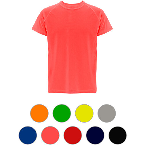 THC MOVE. Kurzärmeliges Technisches T-Shirt Aus Polyester , hellgrau, Polyester, XS, 67,00cm x 1,00cm x 47,00cm (Länge x Höhe x Breite), Bild 4