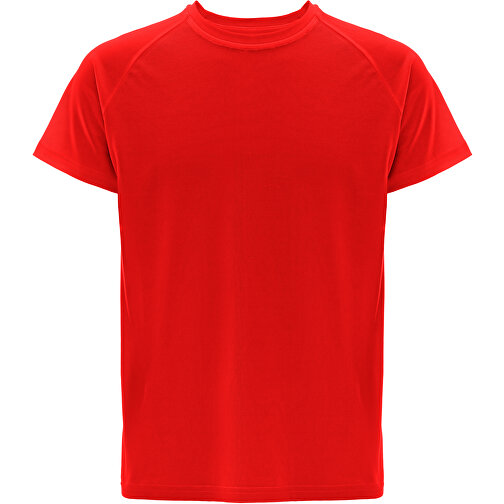 THC MOVE. Kurzärmeliges Technisches T-Shirt Aus Polyester , rot, Polyester, XS, 67,00cm x 1,00cm x 47,00cm (Länge x Höhe x Breite), Bild 1