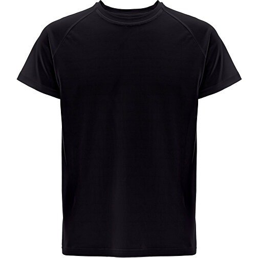 THC MOVE. Kurzärmeliges Technisches T-Shirt Aus Polyester , schwarz, Polyester, L, 74,00cm x 1,00cm x 56,00cm (Länge x Höhe x Breite), Bild 1