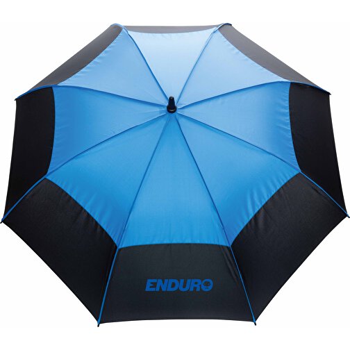 27' Impact AWARE™ RPET 190T Auto-Open Stormproof-Schirm, Blau , blau, PET - recycelt, 93,00cm (Höhe), Bild 5