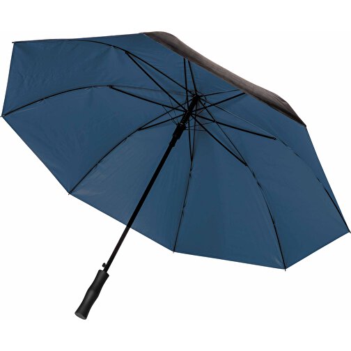 2' Impact AWARE™ RPET 190T Pongee Bi-Color Auto-Open-Schirm, Blau , blau, PET - recycelt, 90,50cm (Höhe), Bild 1