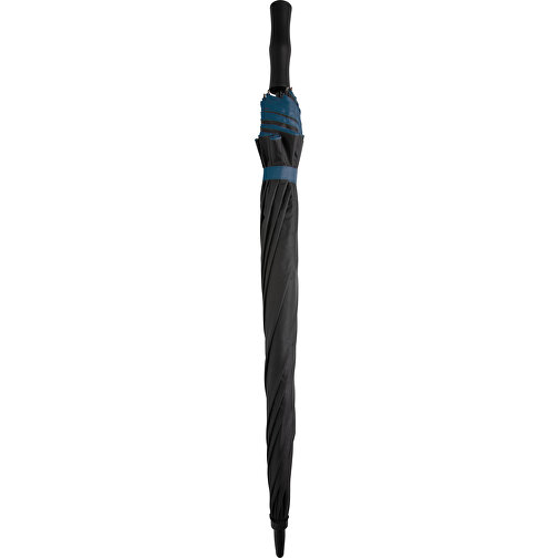 2' Impact AWARE™ RPET 190T Pongee Bi-Color Auto-Open-Schirm, Blau , blau, PET - recycelt, 90,50cm (Höhe), Bild 4