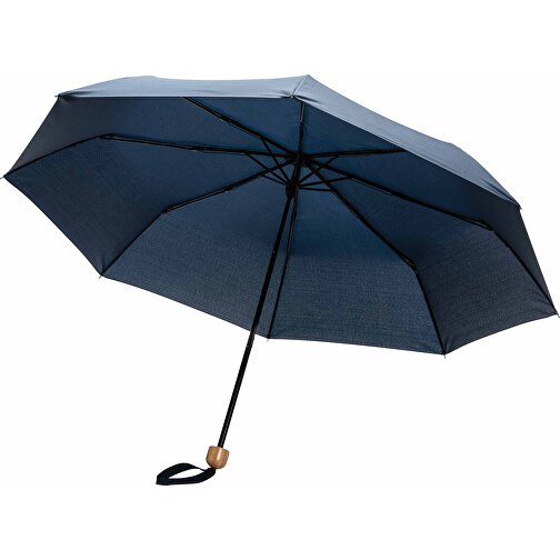 Mini ombrello bambù 20.5' rPET pongee 190T Impact AWARE™, Immagine 1