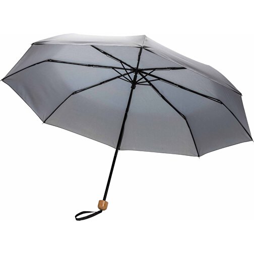 20.5' Impact AWARET RPET 190T Pongee Bamboo Mini Umbrella, Obraz 7
