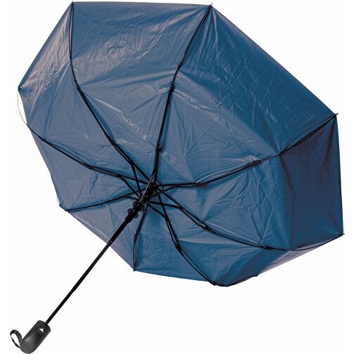 21' Impact AWARE™ RPET 190T Pongee Bi-Color Mini-Schirm, Blau , blau, PET - recycelt, 57,00cm (Höhe), Bild 3