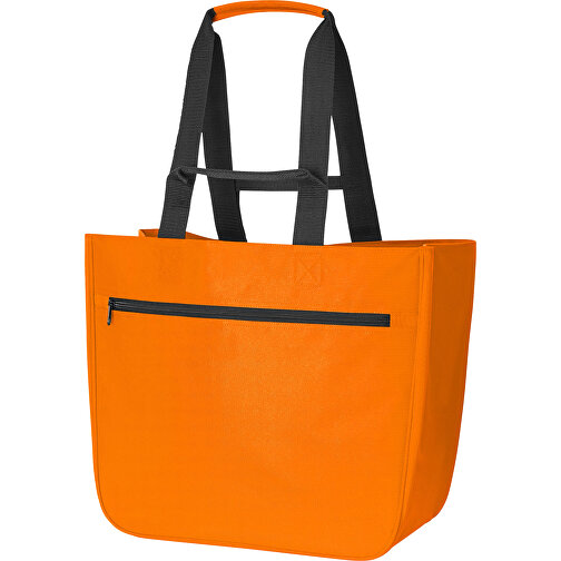 Shopper SOFTBASKET , Halfar, orange, rPET 600d, 20,00cm x 37,00cm x 40,00cm (Länge x Höhe x Breite), Bild 1