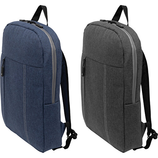 Rucksack FLORENCE , blau, 300D Polyester, 29,00cm x 43,00cm x 8,00cm (Länge x Höhe x Breite), Bild 7