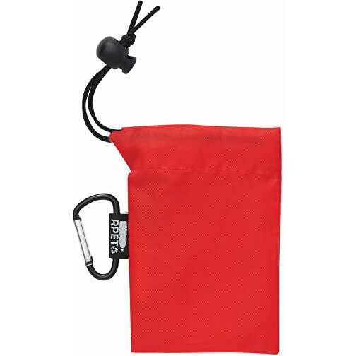 Regenponcho ECO SAFE , rot, Kunststoff / 210D Polyester / Aluminium, 127,00cm x 12,00cm x 101,00cm (Länge x Höhe x Breite), Bild 4