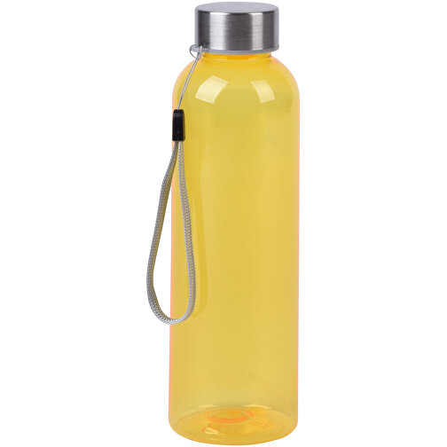 Trinkflasche SIMPLE ECO , gelb, Edelstahl / Kunststoff / Silikon / Polyester, 20,50cm (Höhe), Bild 1