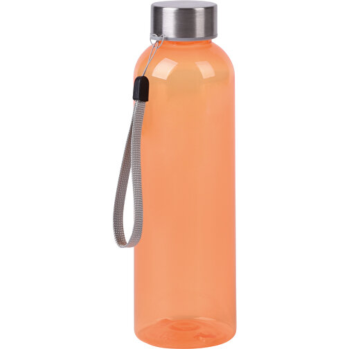 Trinkflasche SIMPLE ECO , orange, Edelstahl / Kunststoff / Silikon / Polyester, 20,50cm (Höhe), Bild 1