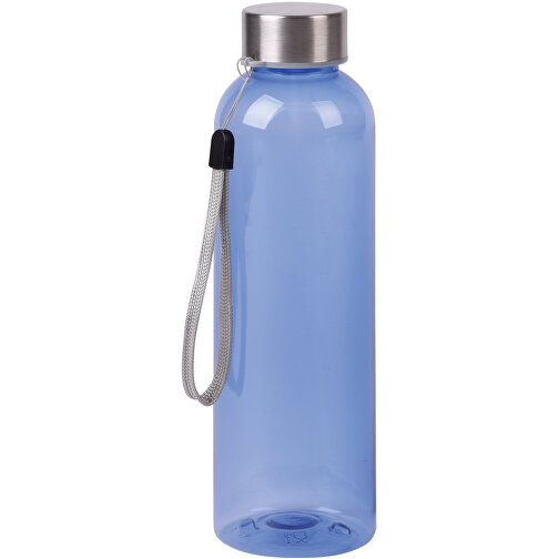 Trinkflasche SIMPLE ECO , royalblau, Edelstahl / Kunststoff / Silikon / Polyester, 20,50cm (Höhe), Bild 1