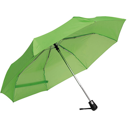 Windproof-Taschenschirm BORA , hellgrün, Metall / Aluminium / Polyester, , Bild 1