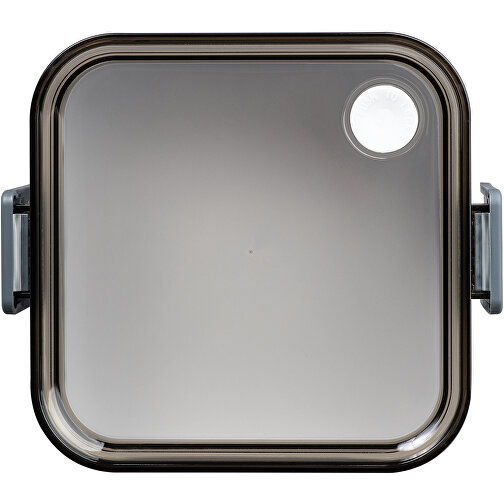 DUO Doppel- Lunchbox Mit Auslaufsicherem Deckel , grau, PP, PC, Silikon, 31,30cm (Höhe), Bild 4