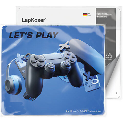 LapKoser® 3in1 tappetino per notebook 23x20 cm, pacchetto all-inclusive, Immagine 2