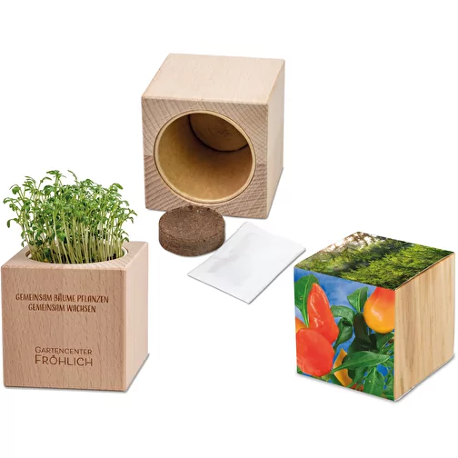 Plante-bois Grande avec graines - Piment, 2 sites gravés au laser, Image 1