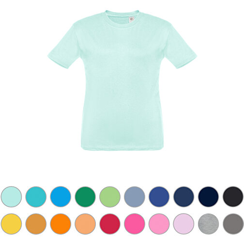 THC QUITO. Unisex Kinder T-shirt , korallenorange, 100% Baumwolle, 6, 48,00cm x 1,00cm x 37,00cm (Länge x Höhe x Breite), Bild 4