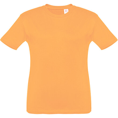 THC QUITO. Unisex Kinder T-shirt , korallenorange, 100% Baumwolle, 12, 59,00cm x 1,00cm x 46,00cm (Länge x Höhe x Breite), Bild 1
