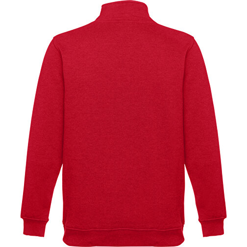 THC BUDAPEST. Unisex Sweatshirt , rot, Baumwolle und Polyester, M, 73,00cm x 1,00cm x 54,00cm (Länge x Höhe x Breite), Bild 2