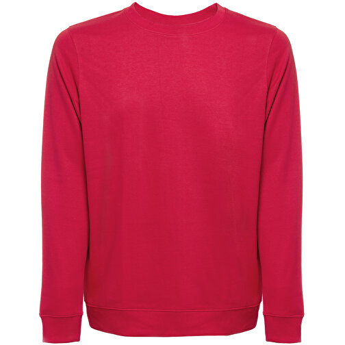THC COLOMBO. Sweatshirt (unisex) Aus Italienischem Frottee Ohne Knopfleiste , rot, Baumwolle und Polyester, M, 55,00cm x 1,00cm x 69,00cm (Länge x Höhe x Breite), Bild 1