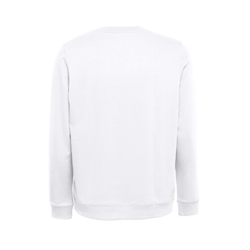 THC COLOMBO WH. Sweatshirt (unisex) Aus Italienischem Frottee Ohne Krempel. Weiße Farbe , weiß, Baumwolle und Polyester, M, 55,00cm x 1,00cm x 69,00cm (Länge x Höhe x Breite), Bild 2