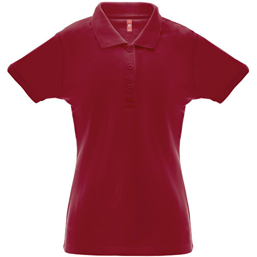 THC BERLIN WOMEN. Damen Poloshirt , burgunder, Baumwolle und Polyester, M, 46,00cm x 64,00cm (Länge x Breite), Bild 1