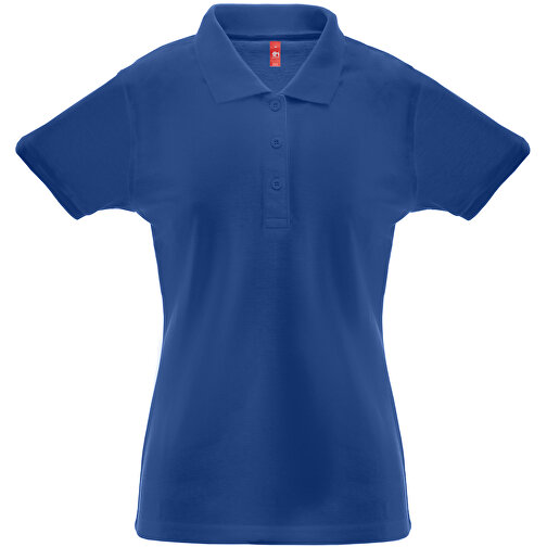 THC BERLIN WOMEN. Damen Poloshirt , königsblau, Baumwolle und Polyester, XL, 52,00cm x 1,00cm x 68,00cm (Länge x Höhe x Breite), Bild 1