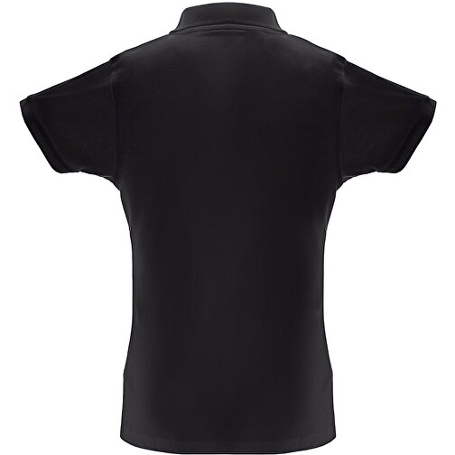 THC BERLIN WOMEN. Damen Poloshirt , schwarz, Baumwolle und Polyester, XL, 52,00cm x 1,00cm x 68,00cm (Länge x Höhe x Breite), Bild 2