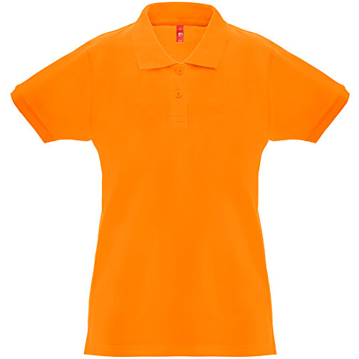 THC MONACO WOMEN. Damen Poloshirt , orange, Baumwolle, M, 64,00cm x 1,00cm x 46,00cm (Länge x Höhe x Breite), Bild 1