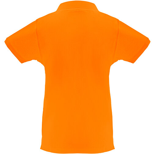 THC MONACO WOMEN. Damen Poloshirt , orange, Baumwolle, L, 66,00cm x 49,00cm (Länge x Breite), Bild 2