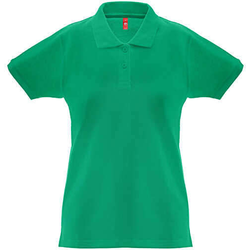 THC MONACO WOMEN. Damen Poloshirt , grün, Baumwolle, XXL, 70,00cm x 1,00cm x 55,00cm (Länge x Höhe x Breite), Bild 1