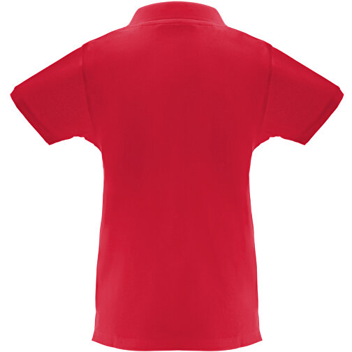 THC MONACO WOMEN. Damen Poloshirt , rot, Baumwolle, XL, 68,00cm x 1,00cm x 52,00cm (Länge x Höhe x Breite), Bild 2
