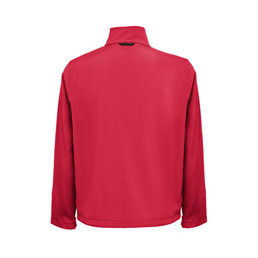 THC EANES. Softshell-Jacke (Unisex) Aus Polyester Und Elastan , rot, Polyester, M, 70,00cm x 1,00cm x 57,00cm (Länge x Höhe x Breite), Bild 2