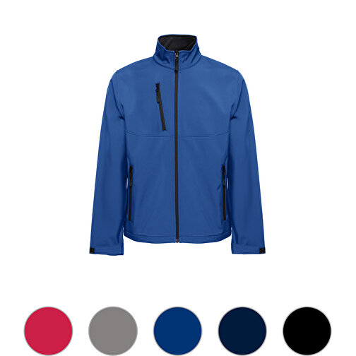 THC EANES. Softshell-Jacke (Unisex) Aus Polyester Und Elastan , rot, Polyester, L, 72,00cm x 60,00cm (Länge x Breite), Bild 4