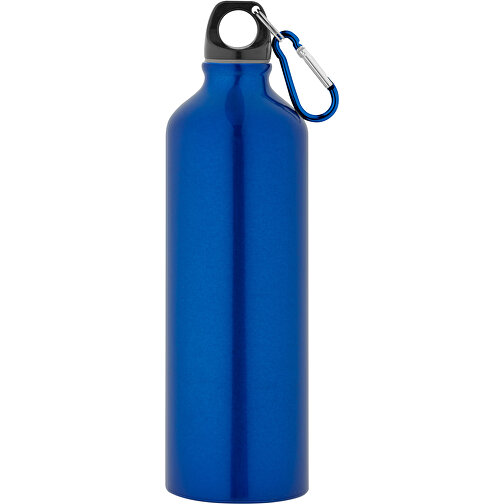 SIDEROT. Aluminium-Sportflasche Mit Karabiner 750 Ml , königsblau, 1,00cm (Höhe), Bild 1