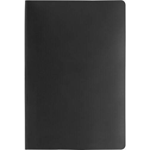 QUEIROS. A5 Notizblock Mit Wasserfester Hülle , schwarz, Steinpapier, 1,00cm (Höhe), Bild 2
