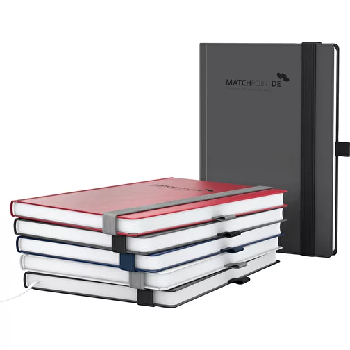 Carnet de notes Vision-Book White bestseller A5, blanc, y compris gaufrage en cuivre, Image 2