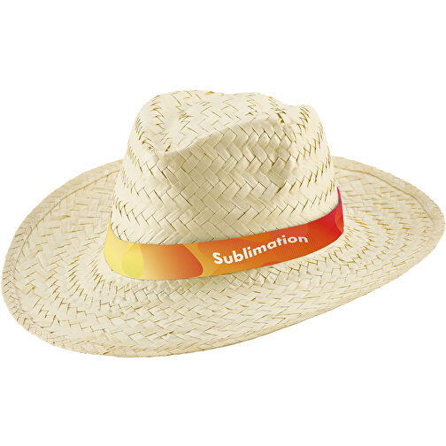 EDWARD RIB. Sombrero de paja natural, Imagen 2