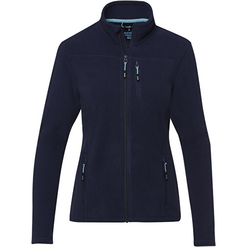 Amber GRS Recycelte Fleecejacke Für Damen , navy, Microfleece 100% GRS zertifiziertes recyceltes Polyester, 174 g/m2, XL, , Bild 3