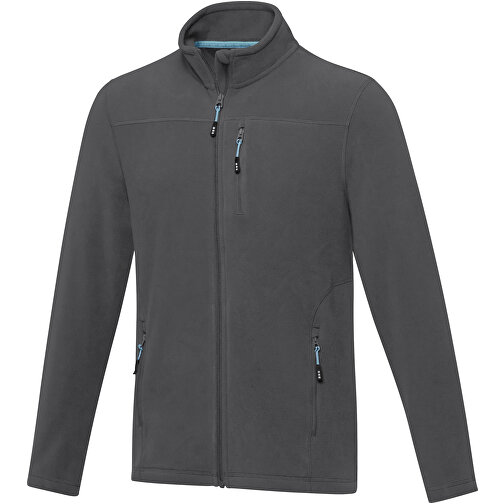 Amber GRS Recycelte Fleecejacke Für Herren , storm grey, Microfleece 100% GRS zertifiziertes recyceltes Polyester, 174 g/m2, 2XL, , Bild 1