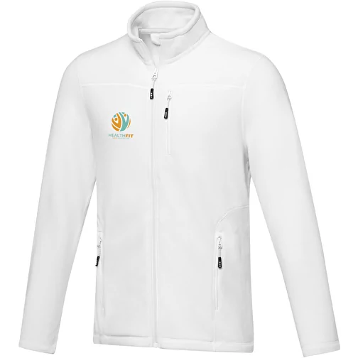 Veste Amber pour homme en polaire recyclée GRS entièrement zippée, Image 2